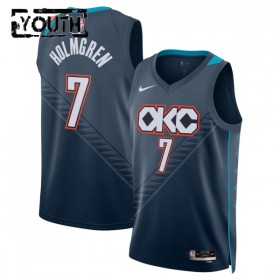 Dres Oklahoma City Thunder Chet Holmgren Nike 2025-26 City Edition Crno Swingman - Dječji